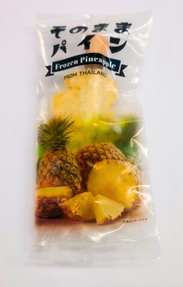 片手で楽しむフローズンフルーツ　”そのままパイン”