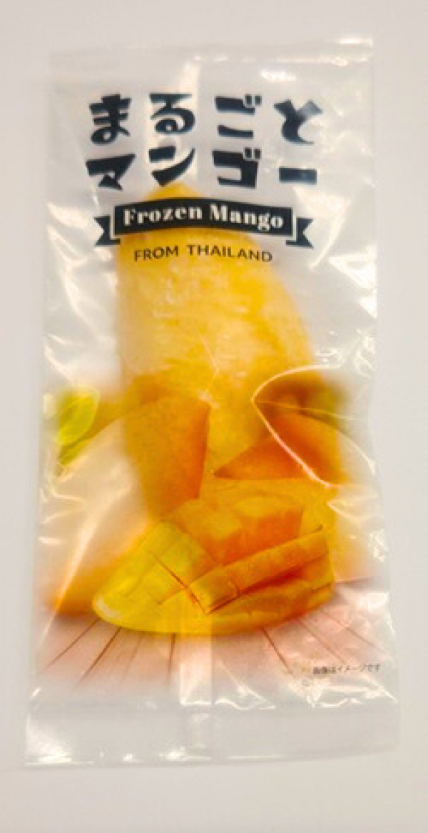 片手で楽しむフローズンフルーツ　”まるごとマンゴー”